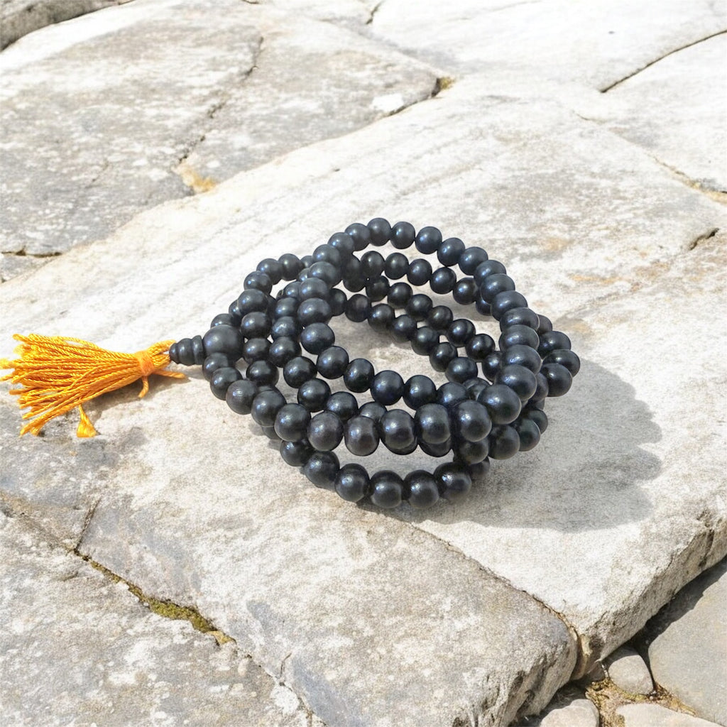 Tibetan Rose wood Bead 10mm