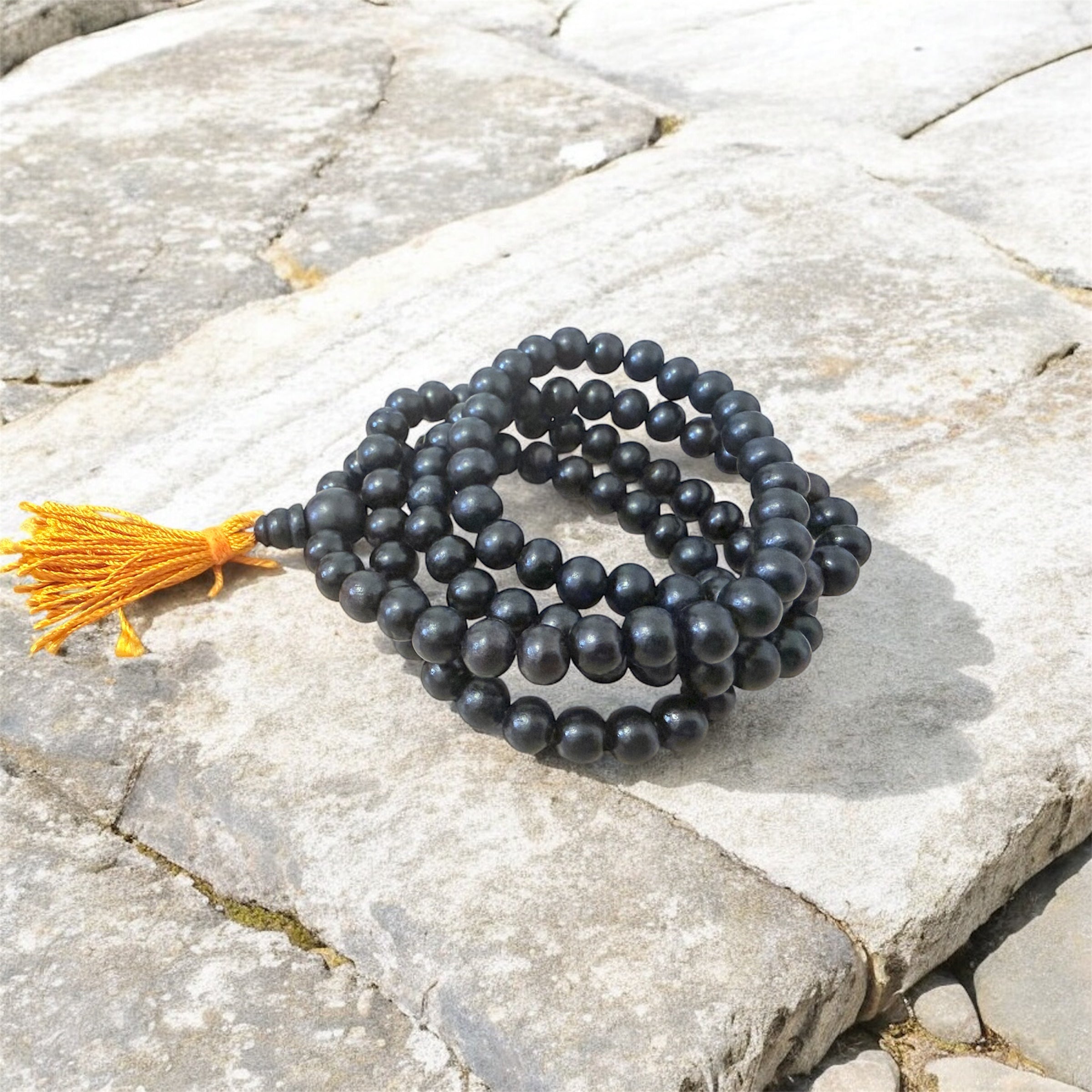 Tibetan Rose wood Bead 10mm