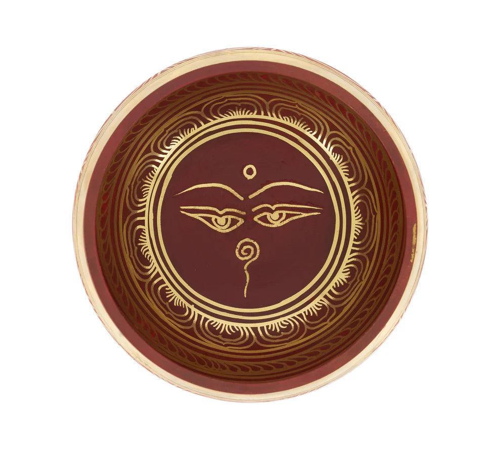 Tibetan Singing Bowls with OM MANI SYMBOLS