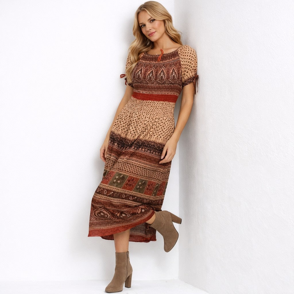 Premium 100% Cotton Material Original Wear Clothing Elegant Summer Dresses for Women