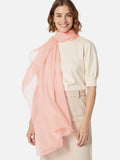 100% Featherlight Pink Cashmere Scarf
