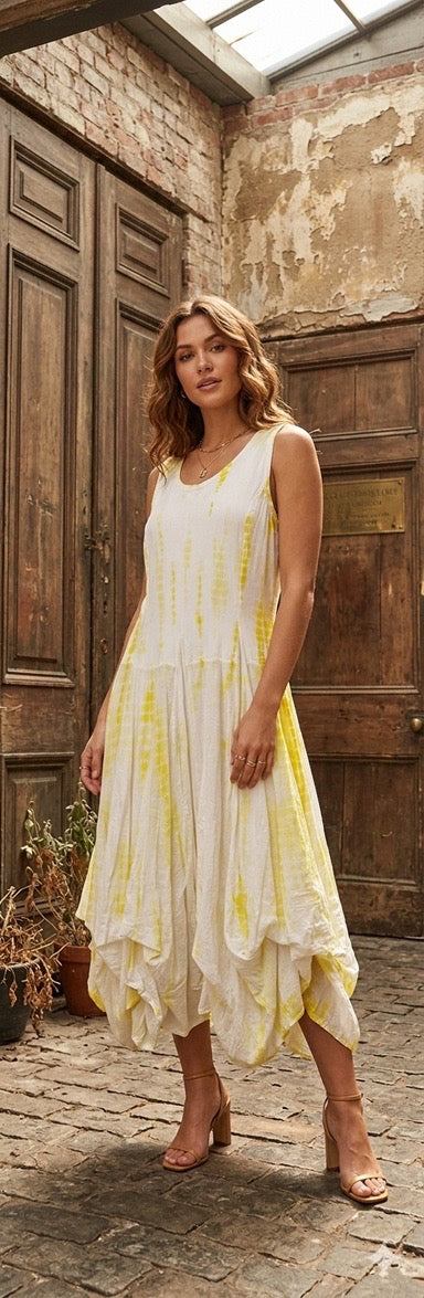 100% Cotton Tie Dy dress for Summer