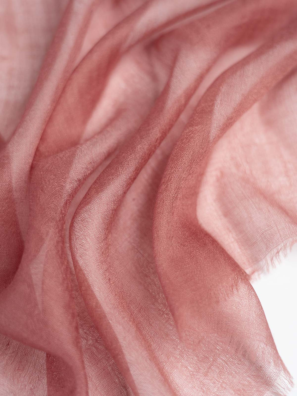 Featherlight Desert Rose 100% Cashmere Scarf