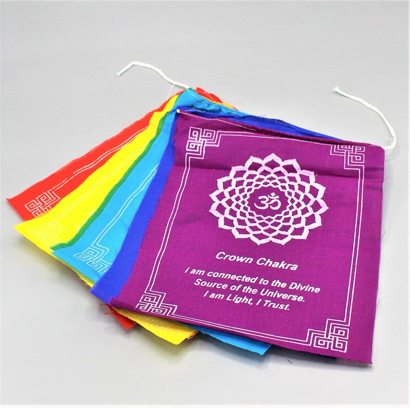7 Chakra Prayer Flag