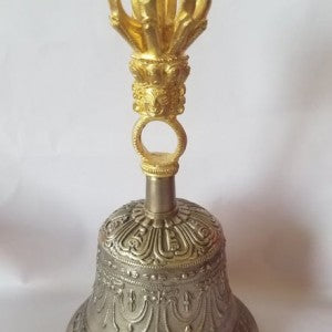 TIBETAN 9 HEAD BELL AND DORJE SET