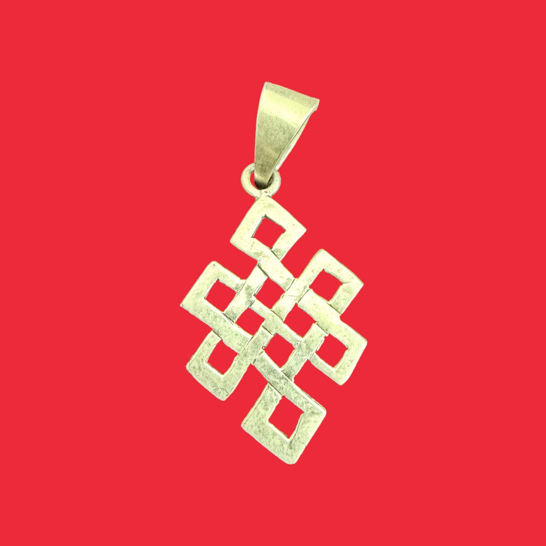 Sterling Silve Endless Knot Pendant