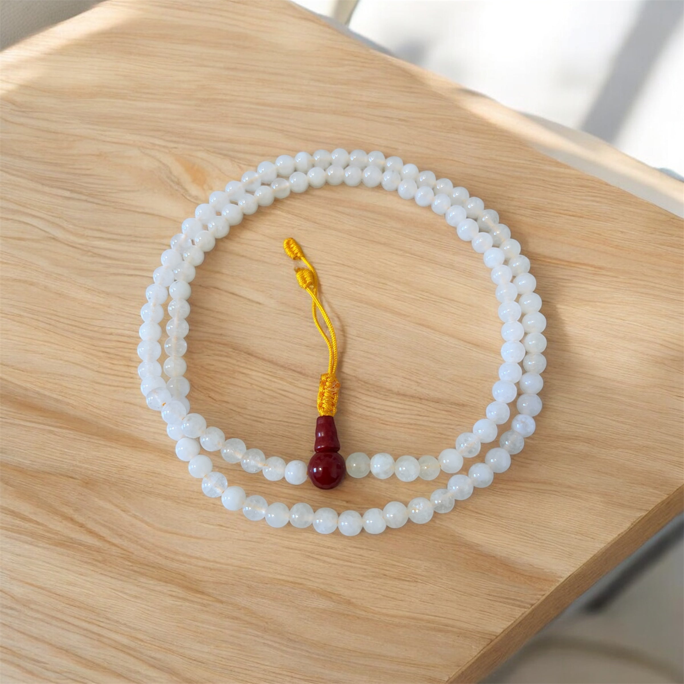 6mm Moonstone Mala