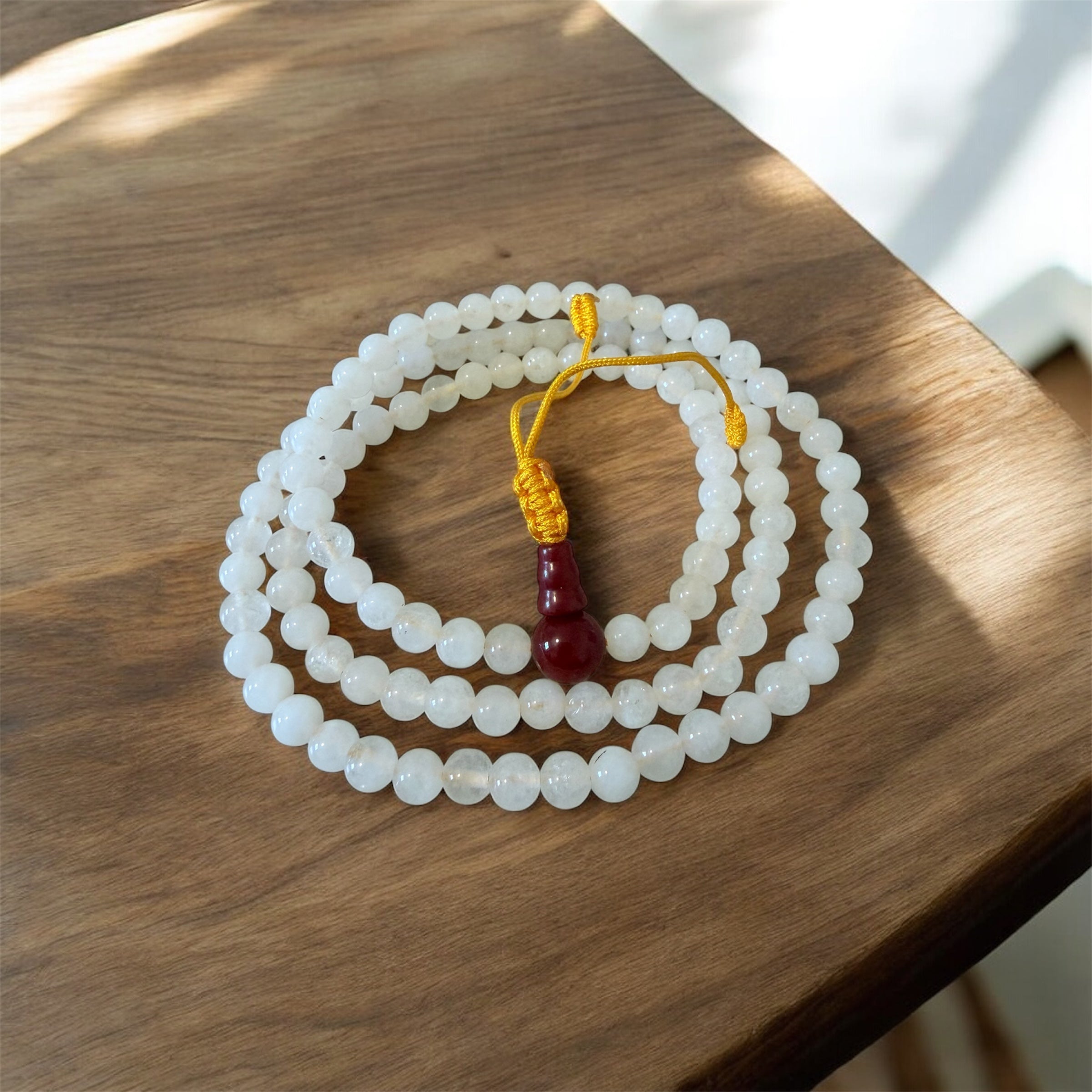 6mm Moonstone Mala