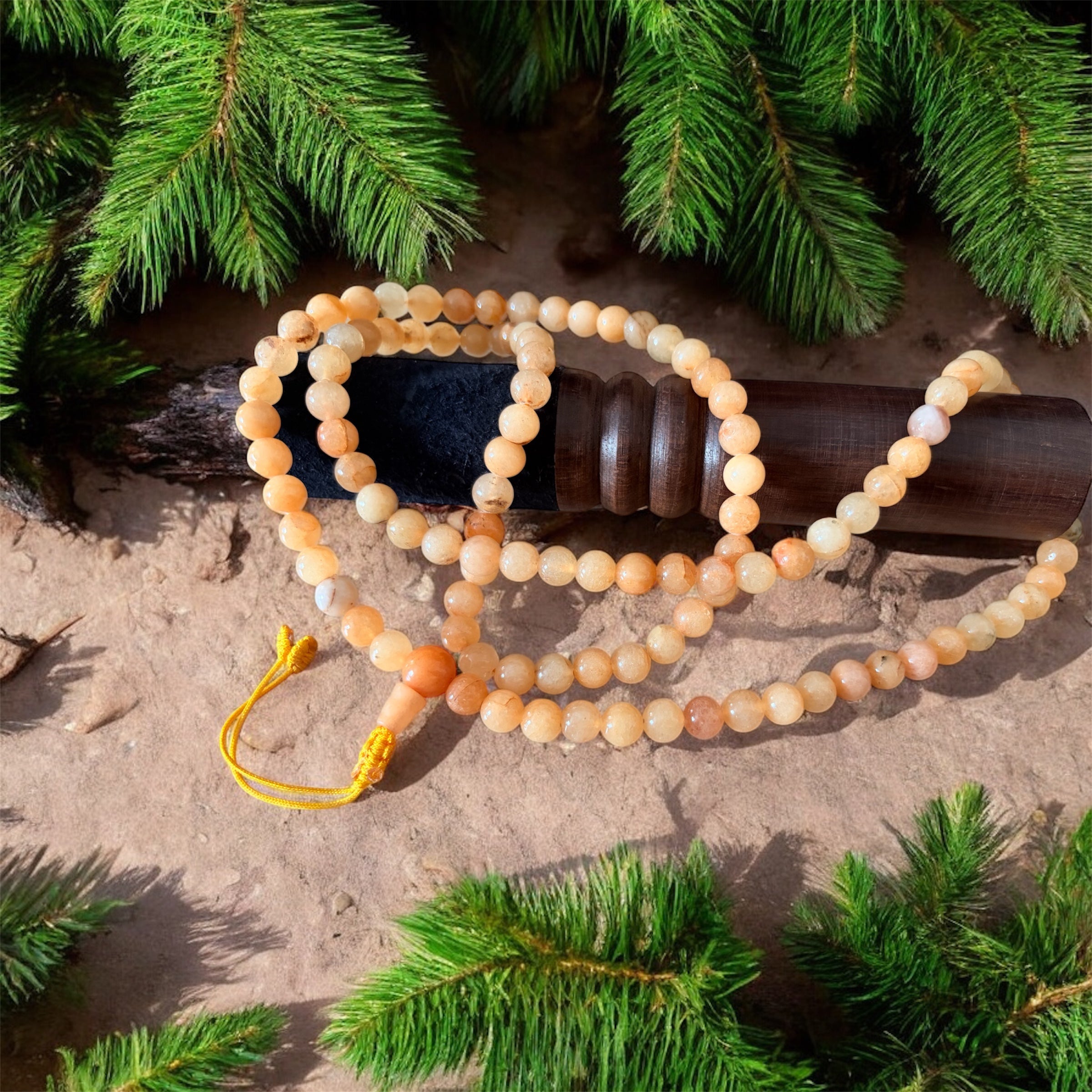 Calcite Gemstone Mala