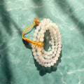 White Agate Mala