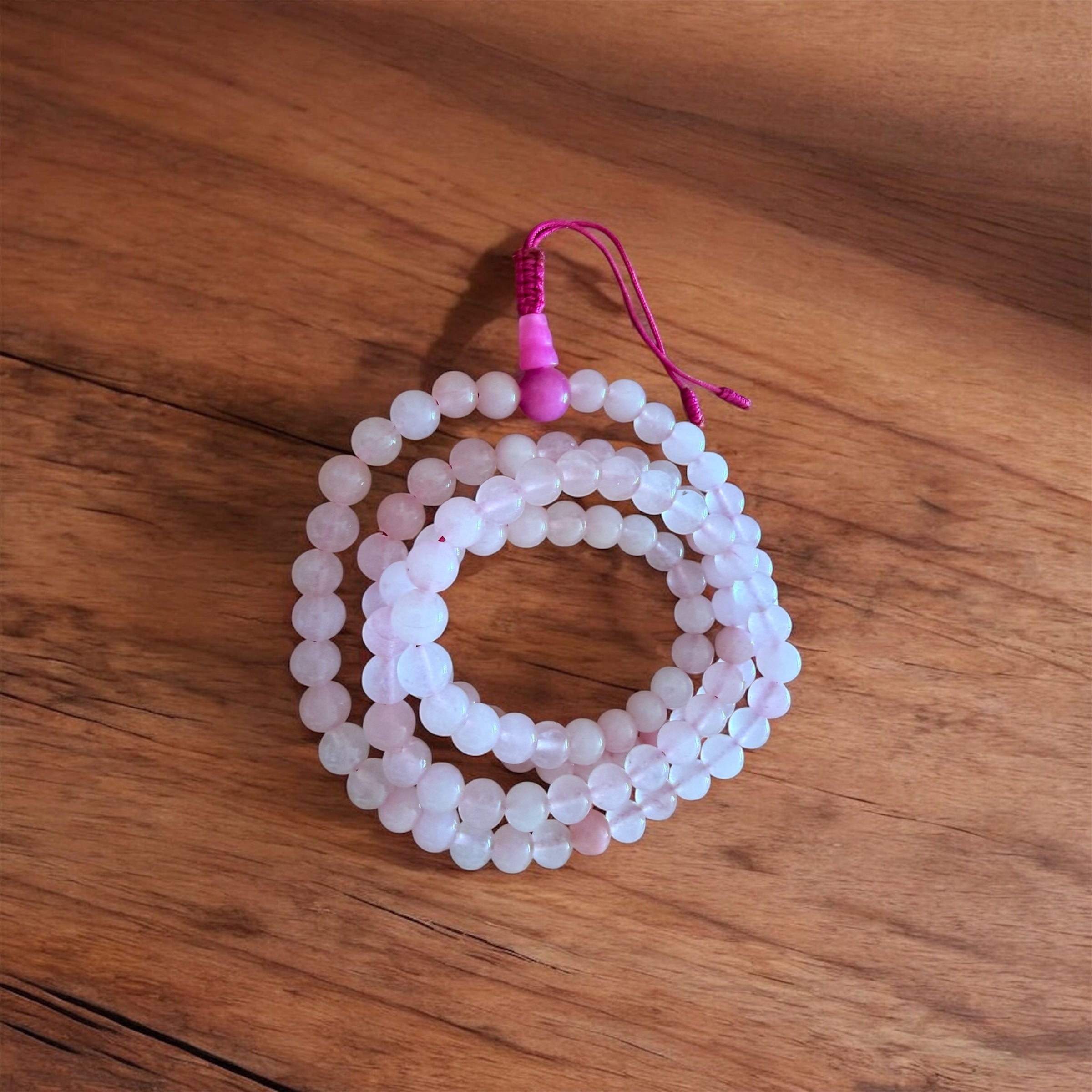 Rose Quartz 6mm Mala