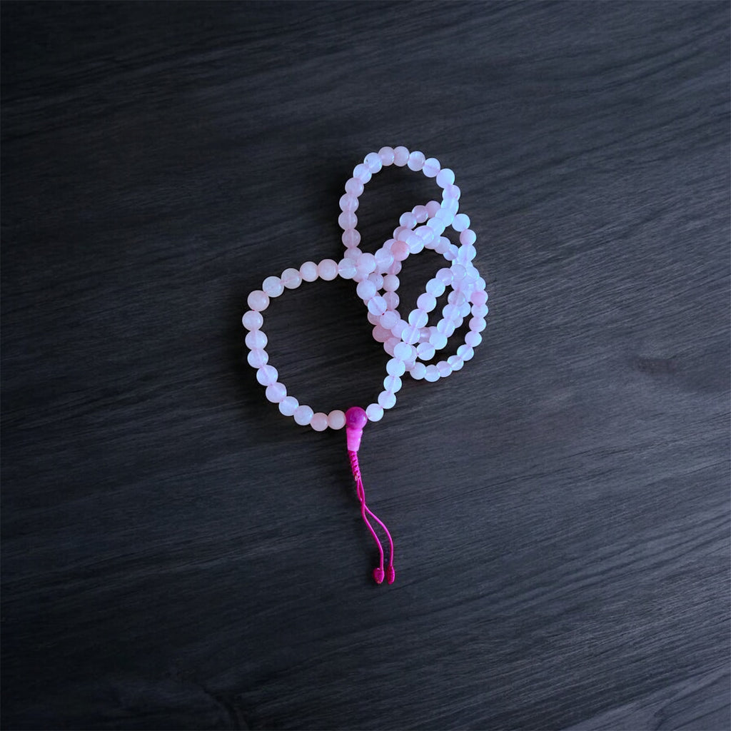 Rose Quartz 6mm Mala