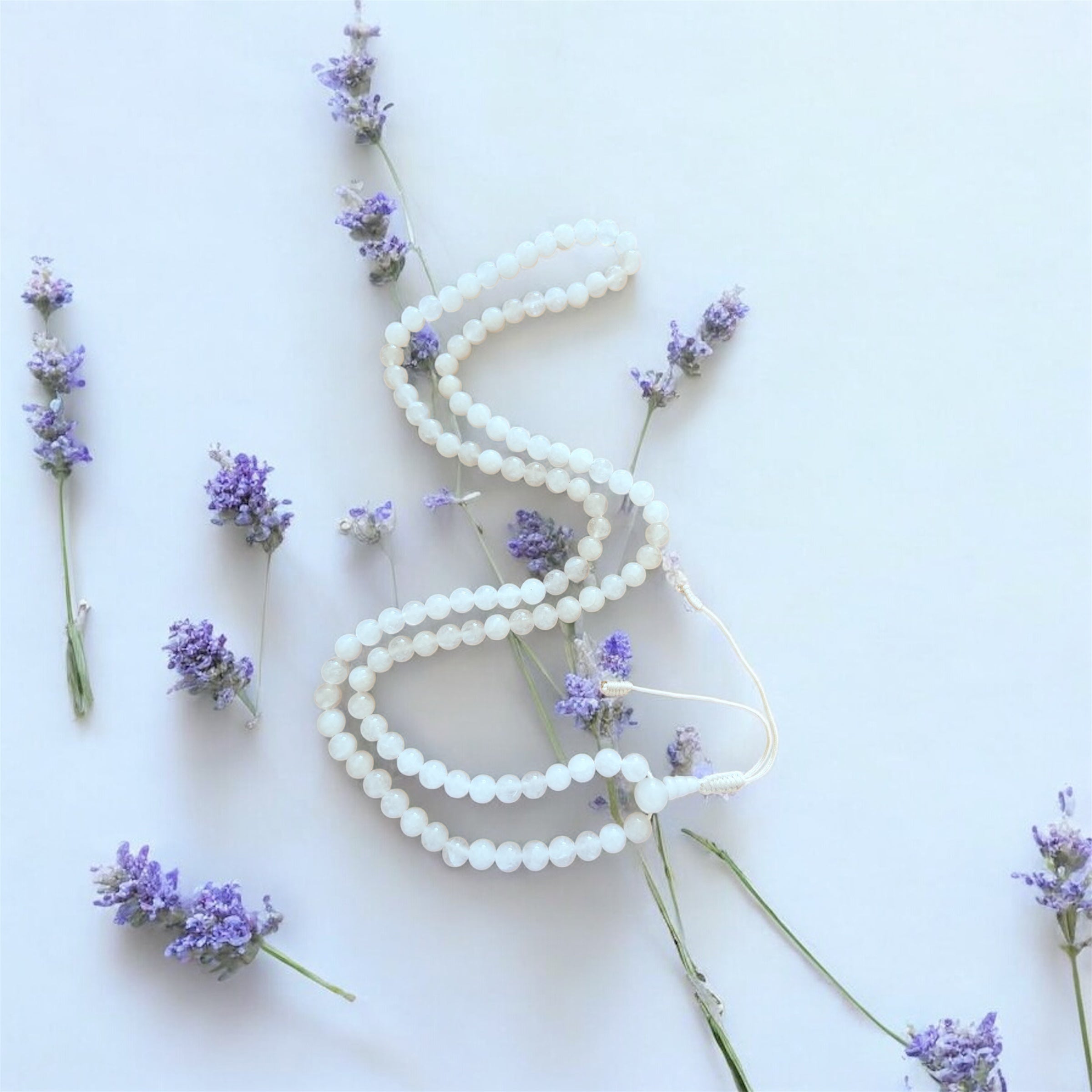 6mm Moonstone Mala
