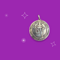 OM Sterling Silver Pendant