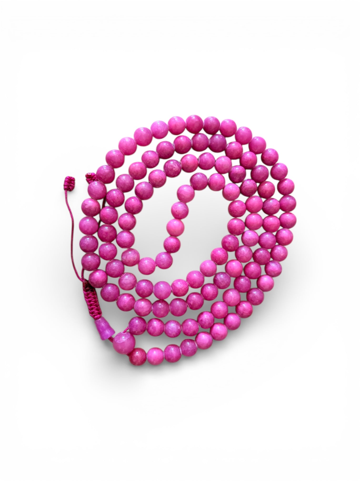 Pink Agate Mala