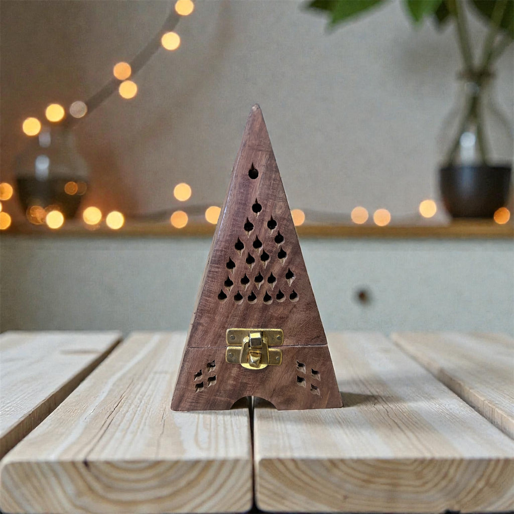 Eiffel Tower Wooden Cone Incense Holder