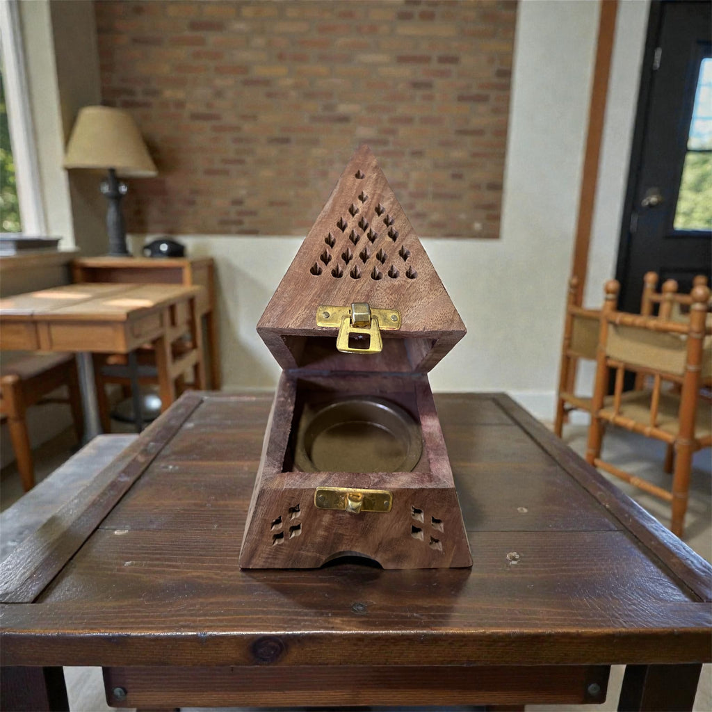 Eiffel Tower Wooden Cone Incense Holder