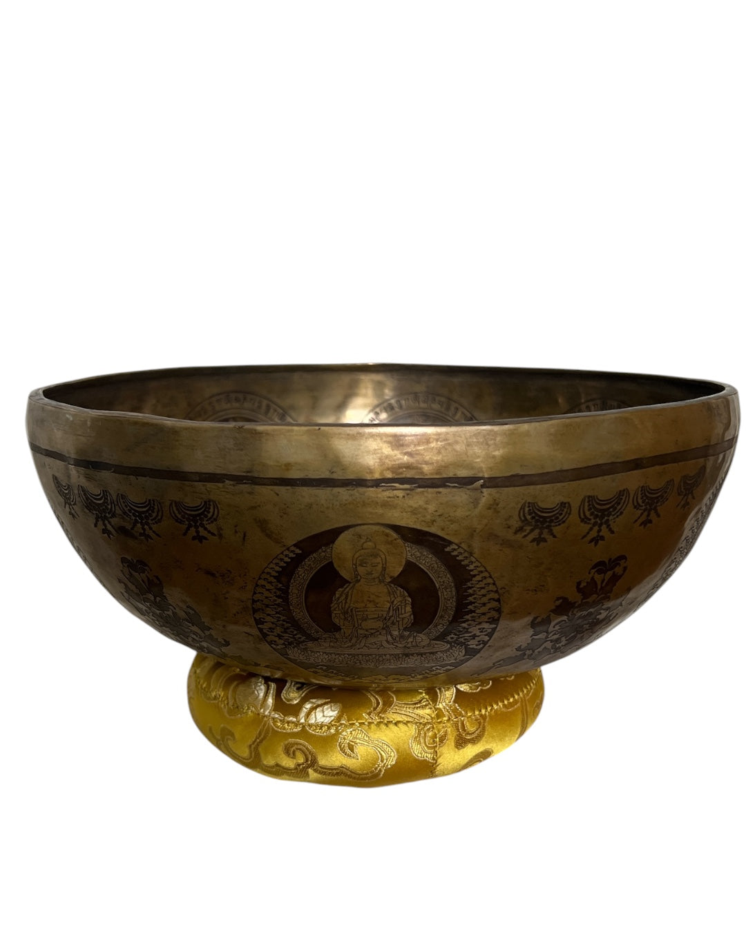 MASTERPIECE TIBETAN 5(PANCHA) BUDDHA HAND-HAMMERED SINGING BOWLS