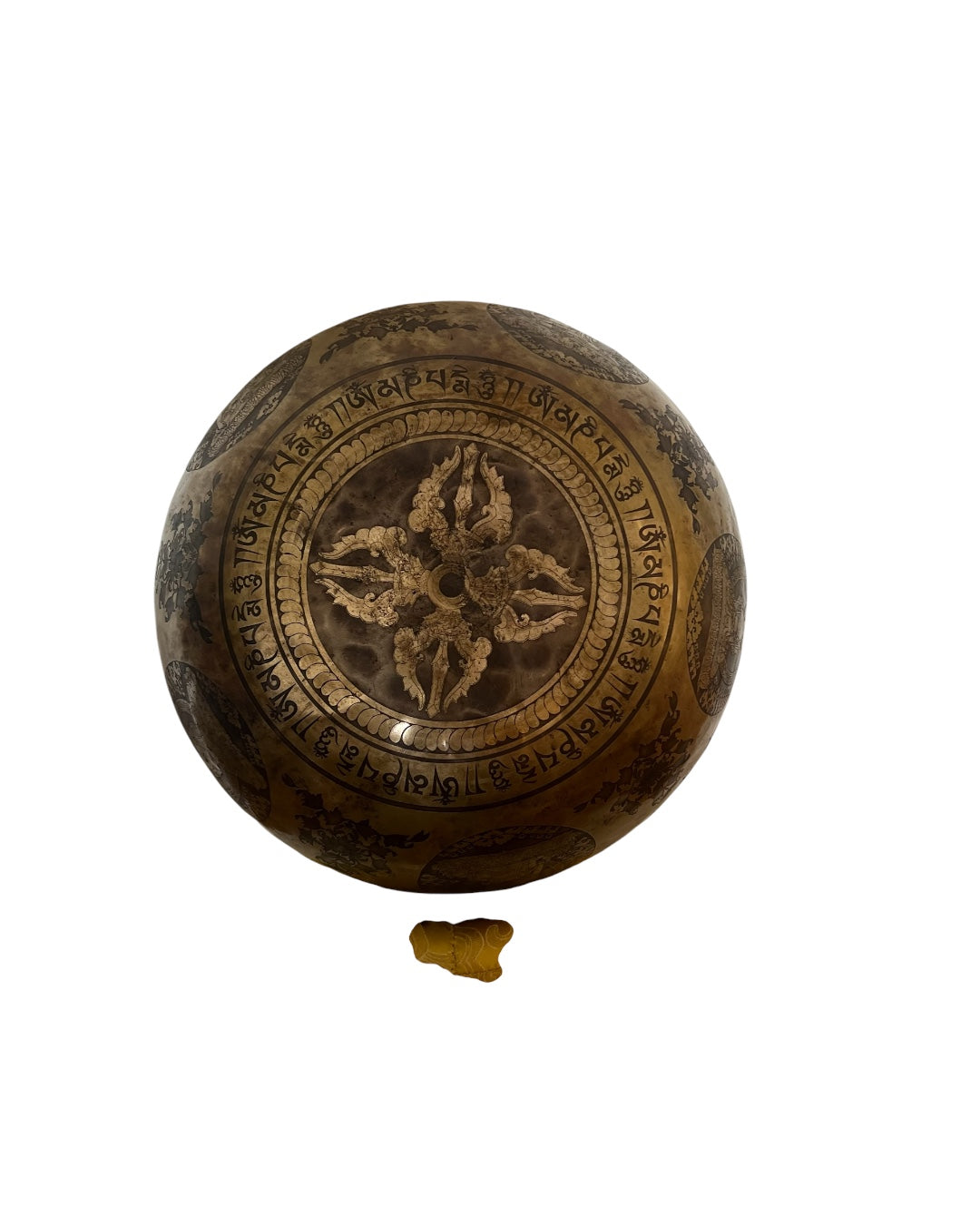 MASTERPIECE TIBETAN 5(PANCHA) BUDDHA HAND-HAMMERED SINGING BOWLS