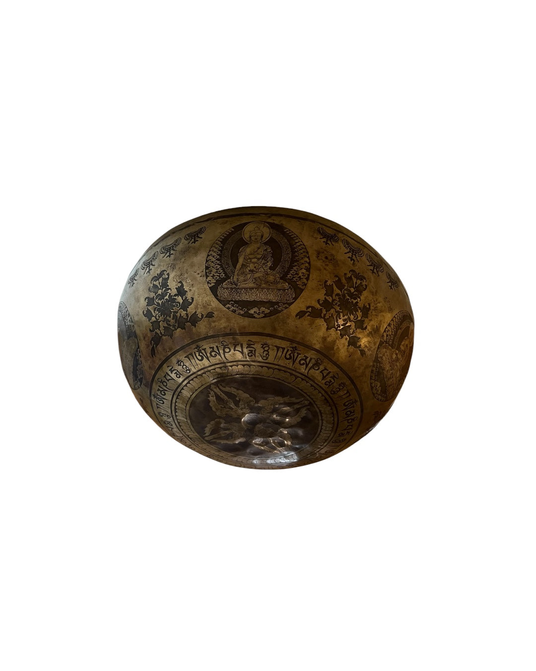 MASTERPIECE TIBETAN 5(PANCHA) BUDDHA HAND-HAMMERED SINGING BOWLS