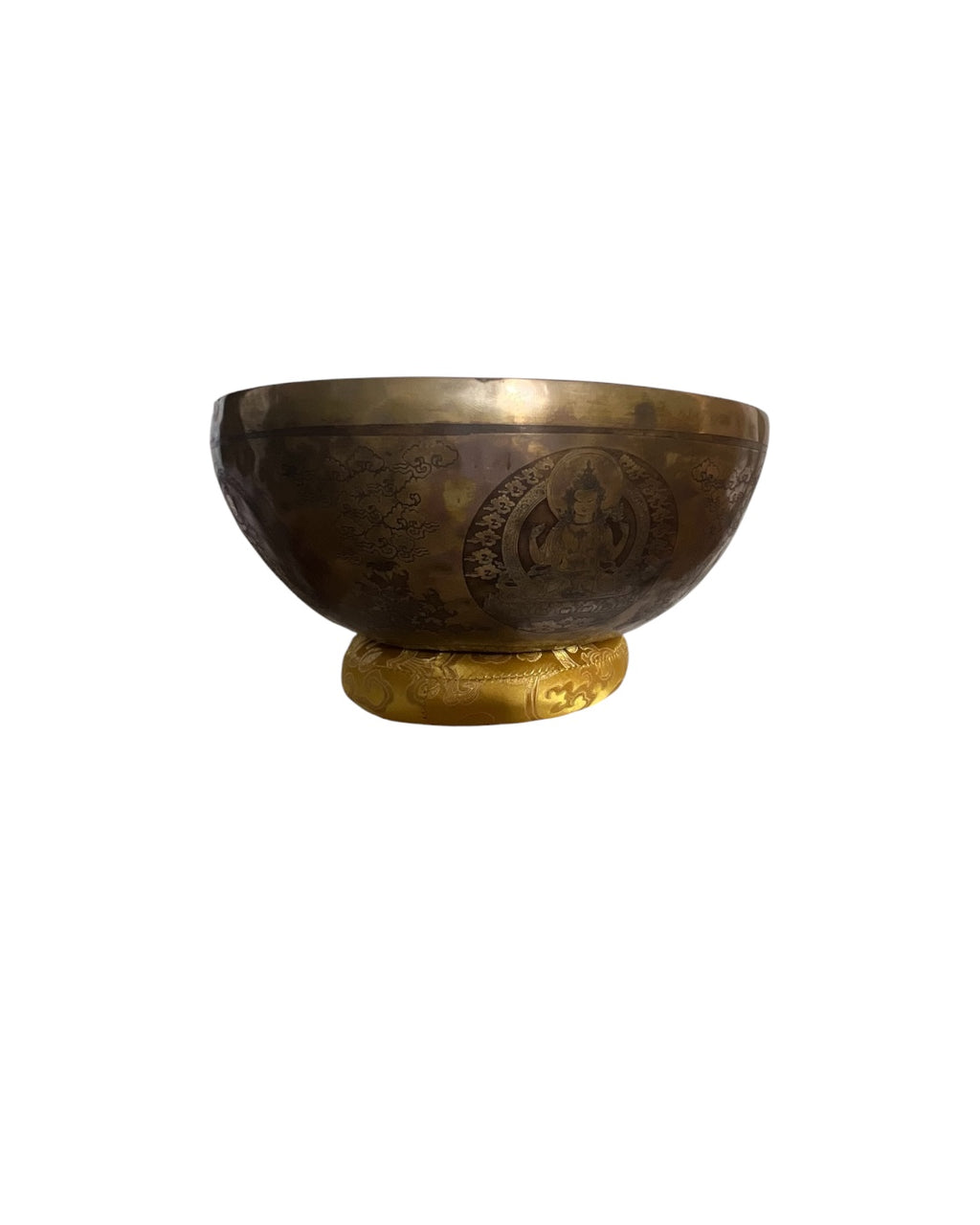MASTERPIECE GREEN TARA HAND HAMMERED SINGING BOWLS