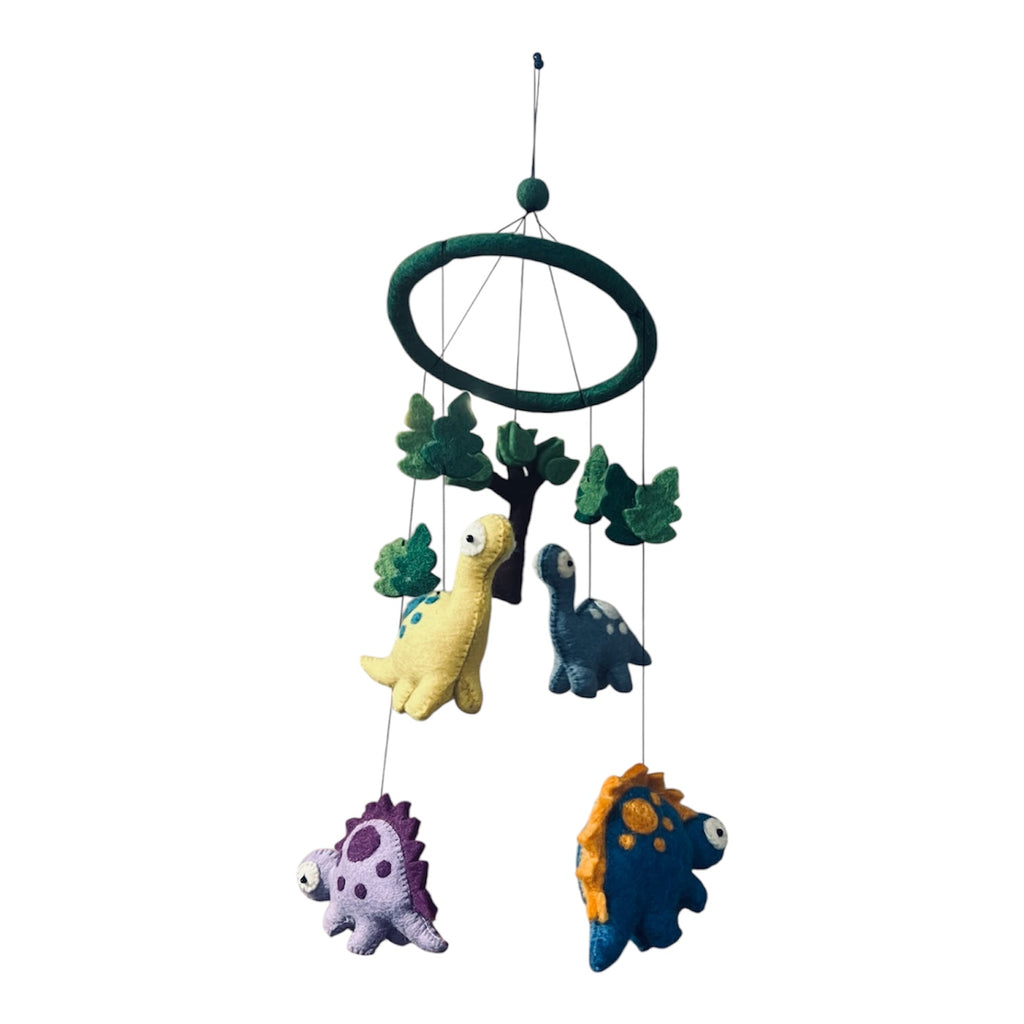 Dinosaur Handmade Felt Mobile