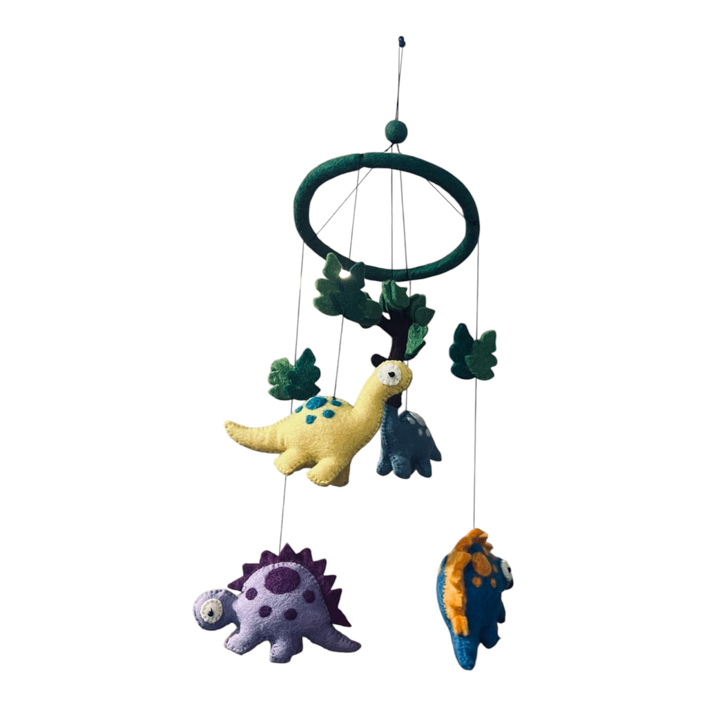 Dinosaur Handmade Felt Mobile