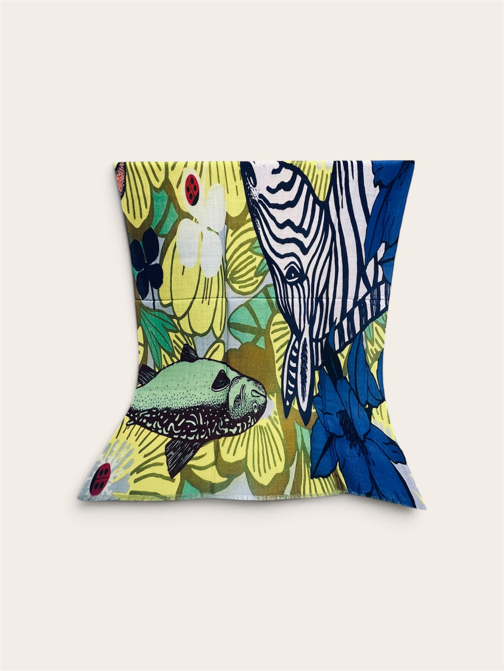 Featherlight Handprint Cashmere Scarf
