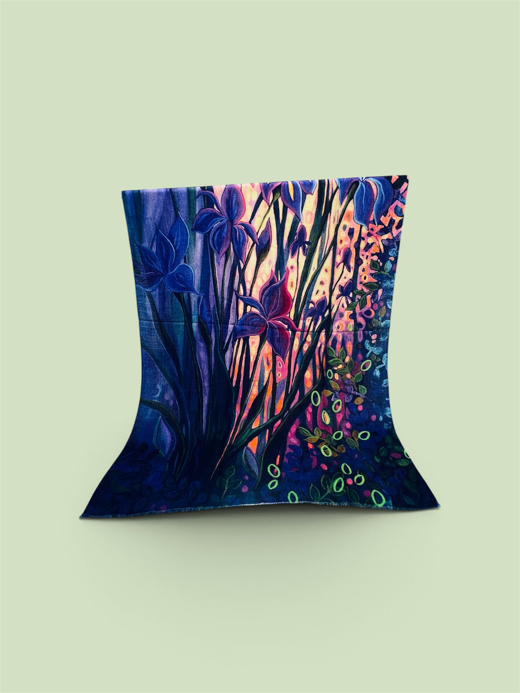 Featherlight hand-selected printed patterns Cashmere Scarf