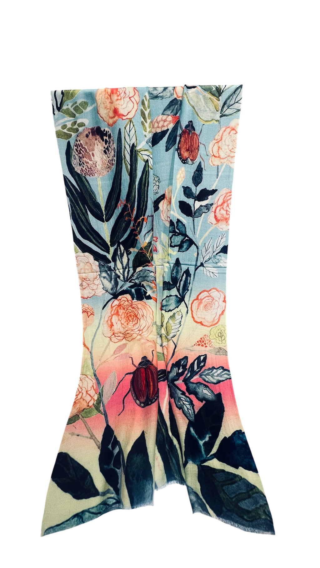 Featherlight Hand select print patron Cashmere Scarf