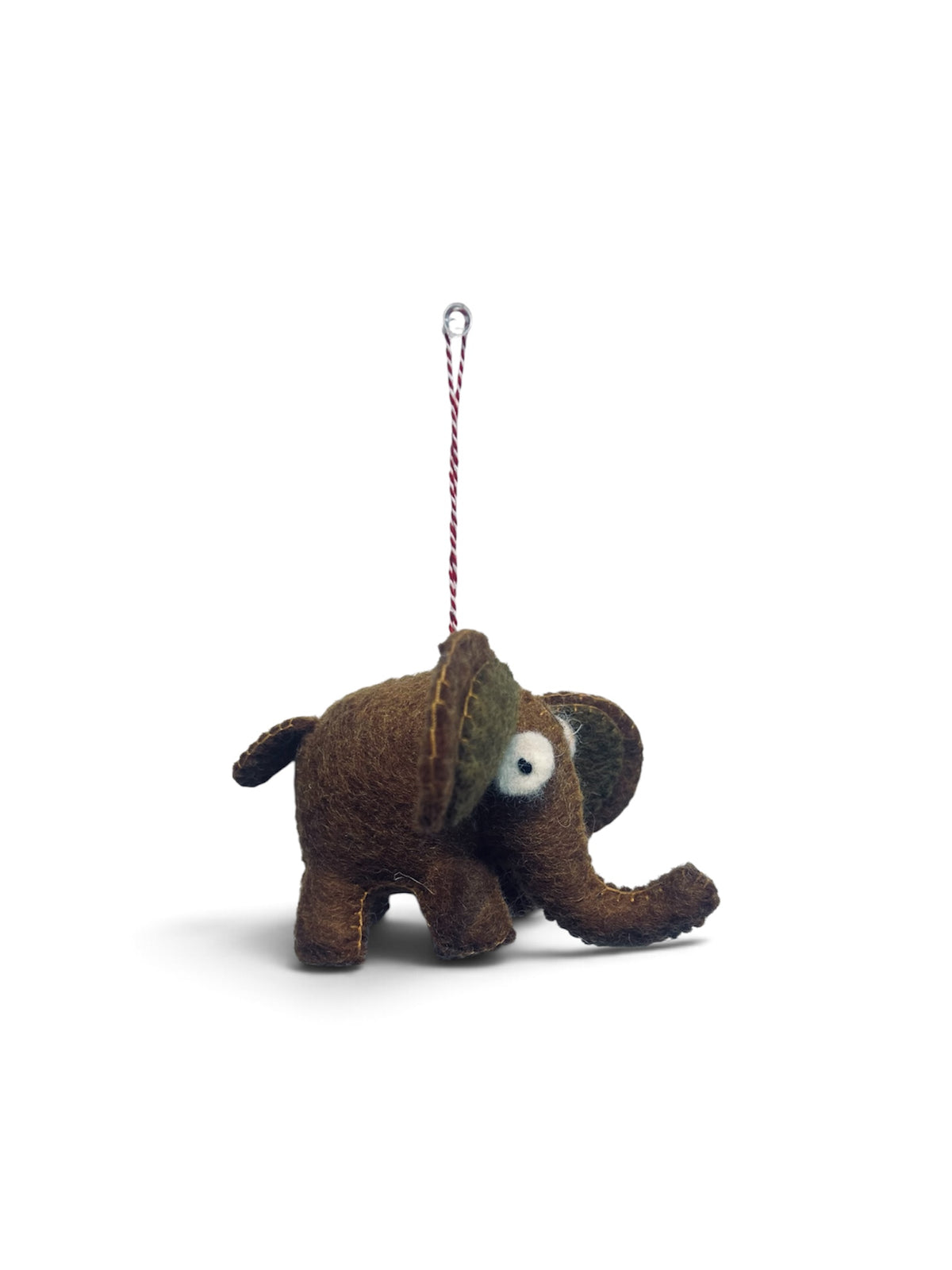 Handmade Felt Small Elephant Ornament