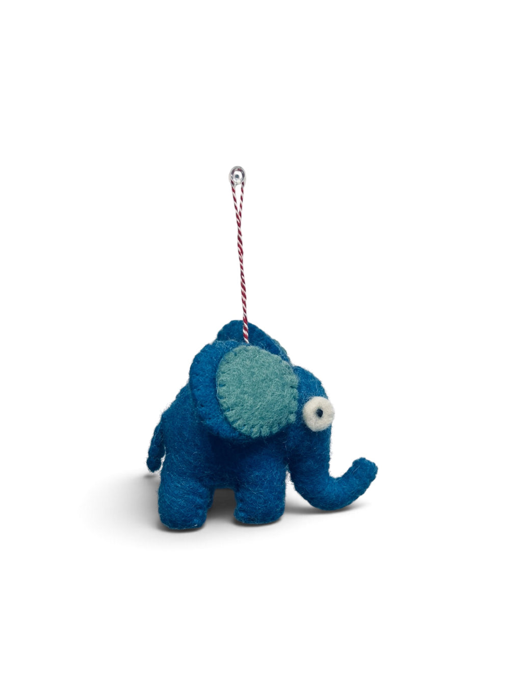 Handmade Felt Small Elephant Ornament