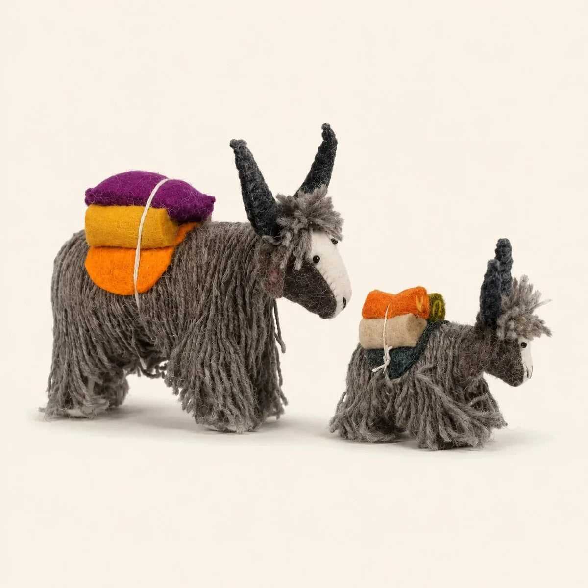 Handmade Nepal Wool Felt Himalayan Yak