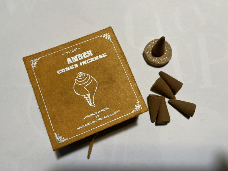 AMBER CONES INCENSE: