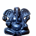 GANAPATI RESIN STATUE (BLACK)