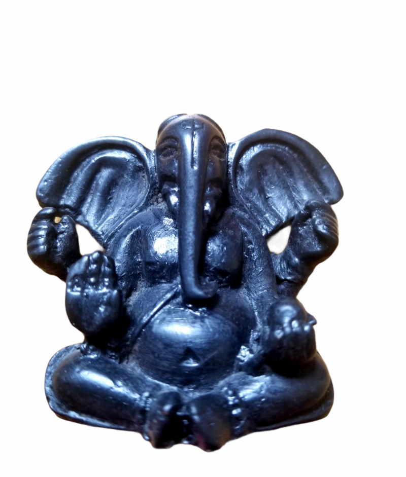 GANAPATI RESIN STATUE (BLACK)