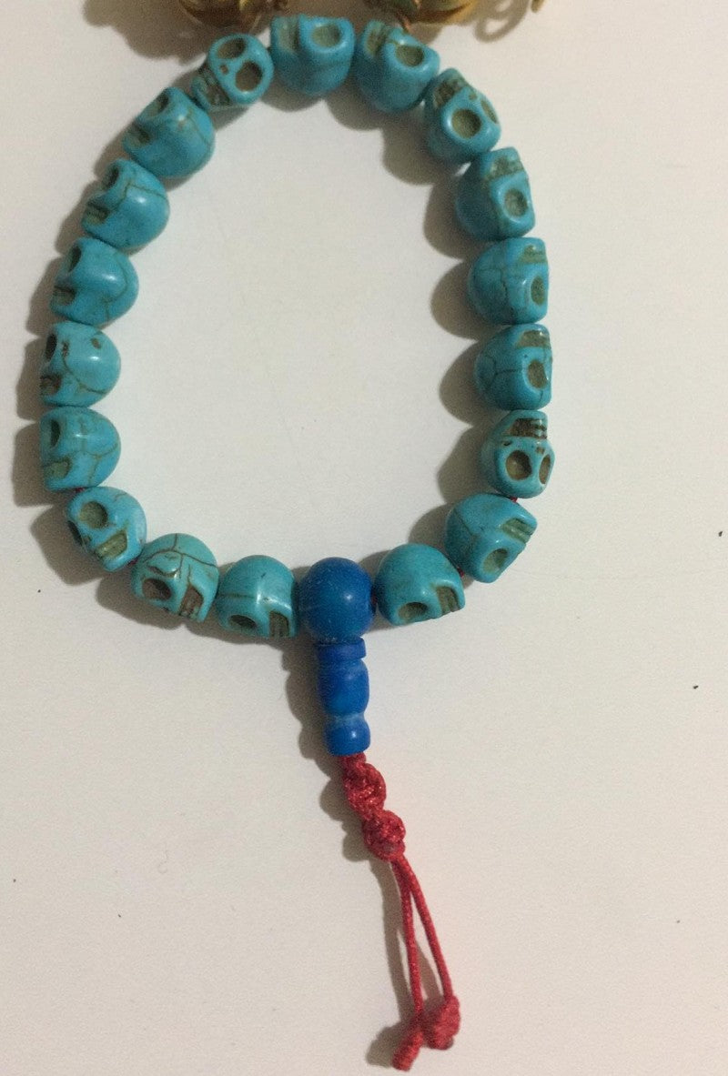 TIBETAN YAK BONE TURQUOISE BRACELET