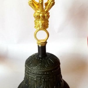 BLACK 9 PRONGED BELL AND DORJE SET