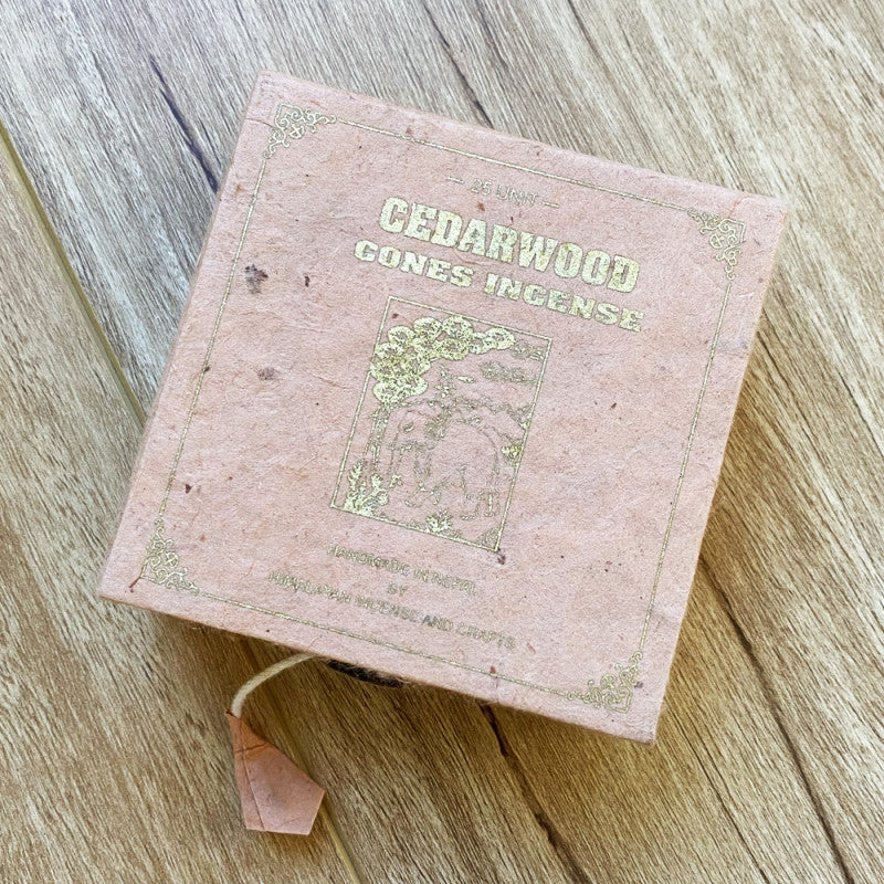CEDARWOOD CONES INCENSE:-
