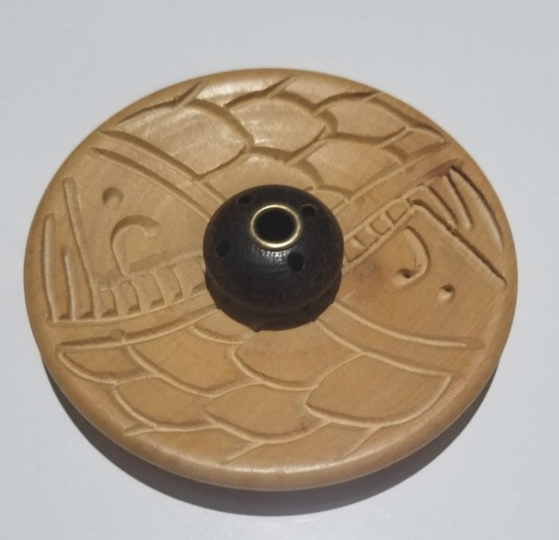 FISH DESIGN WOODEN INCENSE BURNER