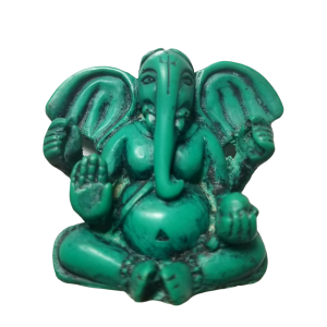 GANAPATI RESIN STATUE (GREEN)