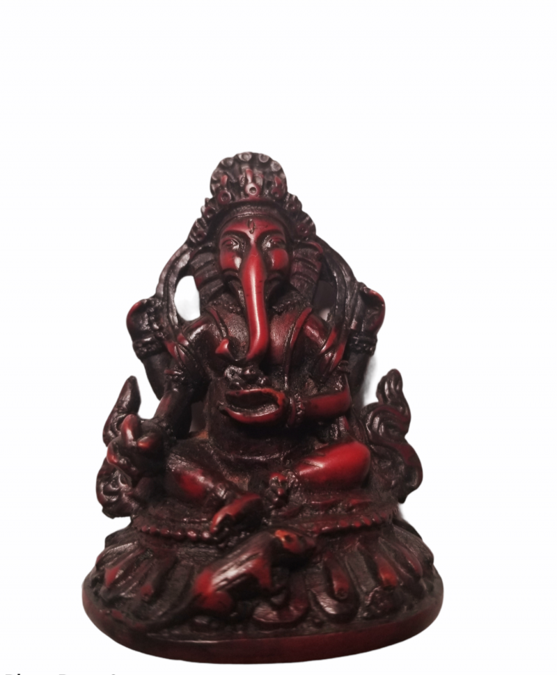 Ganesh Statue Red