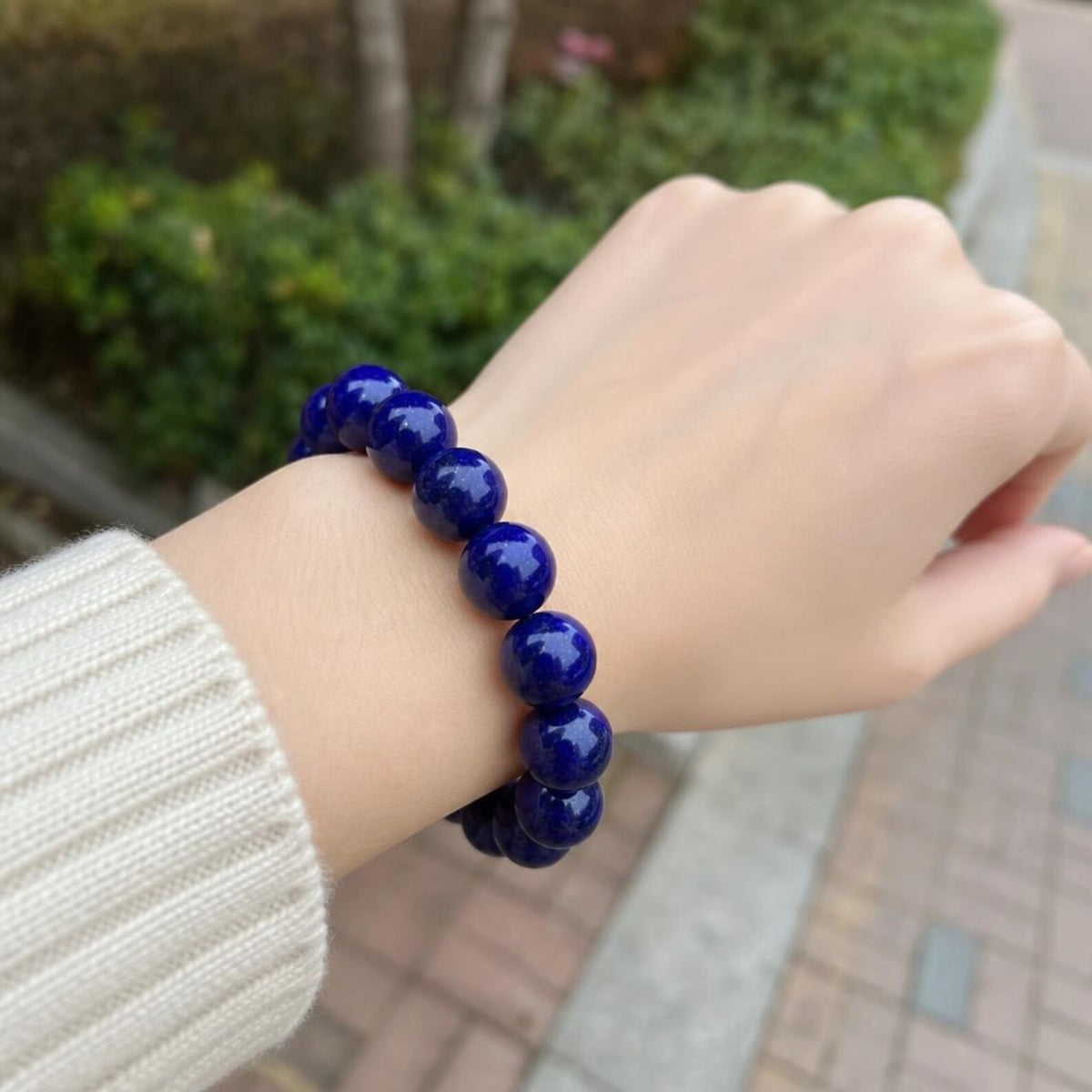 NATURAL STONE LAPIS LAZULI BRACELET