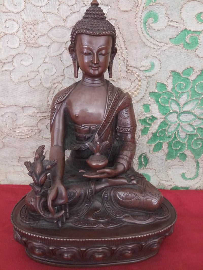 MASTERPIECE HEALING MEDICINE BUDDHA STATUE 8"