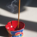 MINI LOTUS DESIGN WOODEN INCENSE BURNER