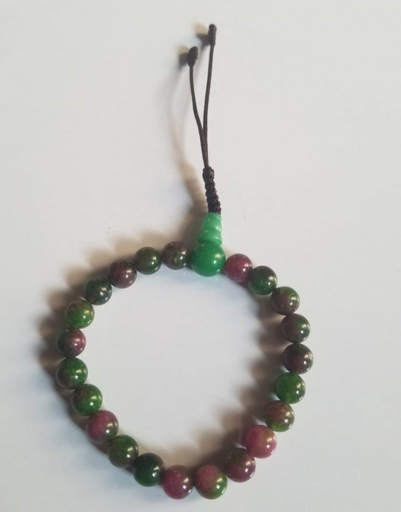 MIXED GREEN JADE  BRACELET