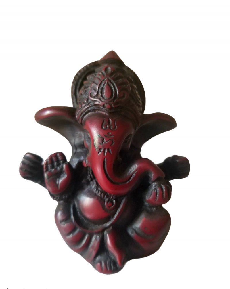 GANAPATI RESIN STATUE (RED)