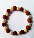 RUDRAKSHA PERAL BRACELET