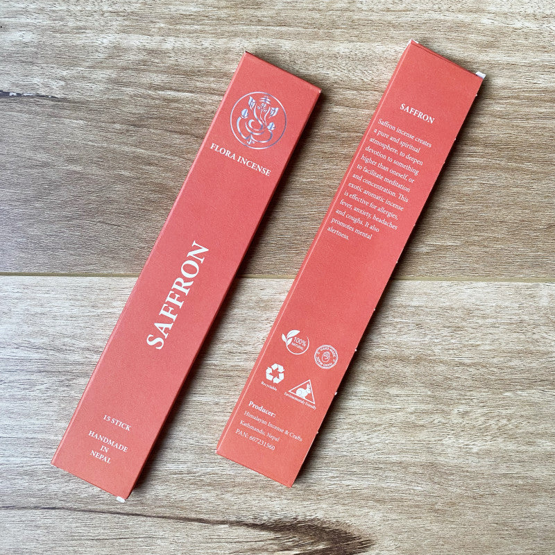 SAFFRON STICK INCENSE: