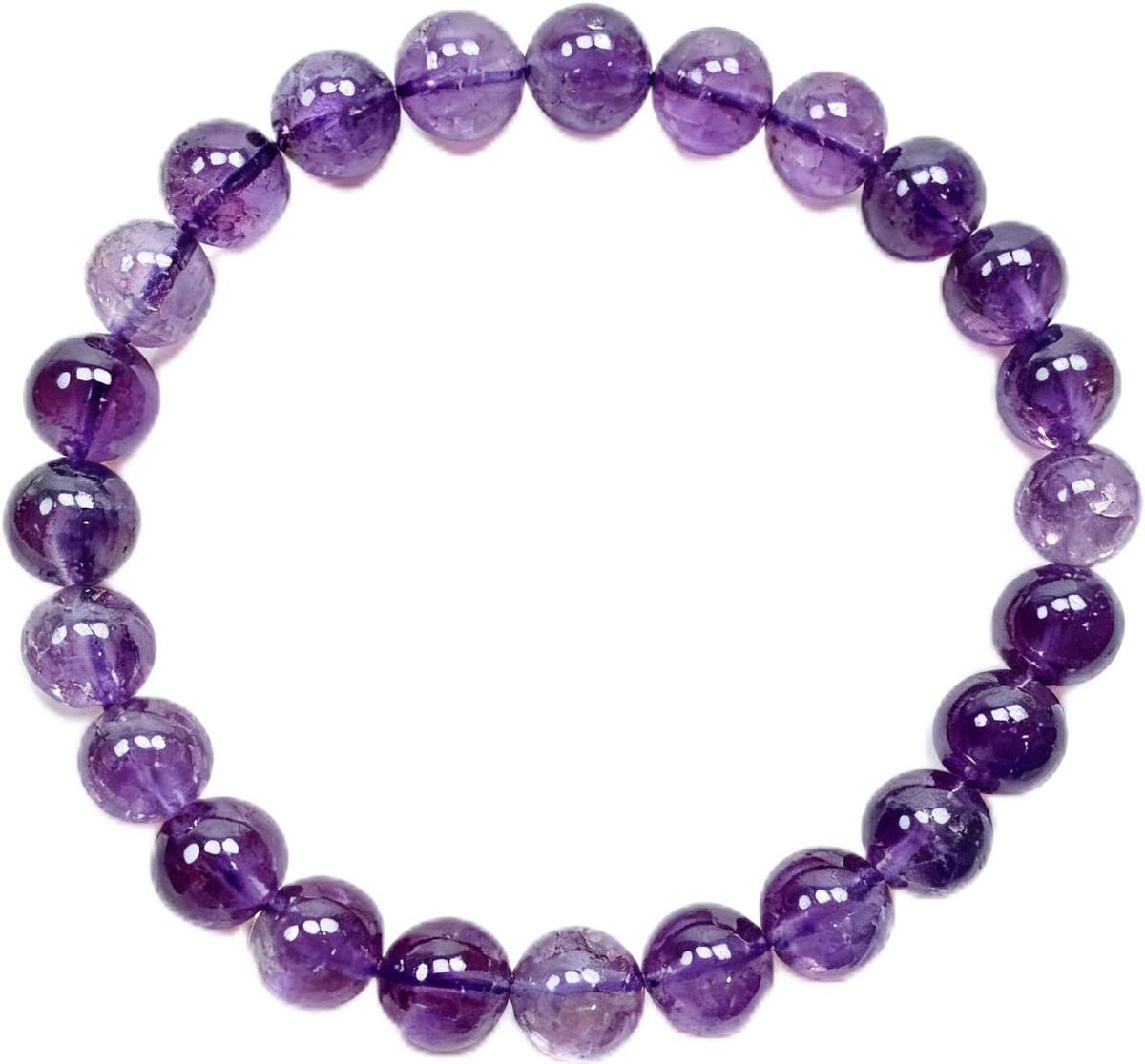 AMETHYST NATURAL  STONE BRACELET